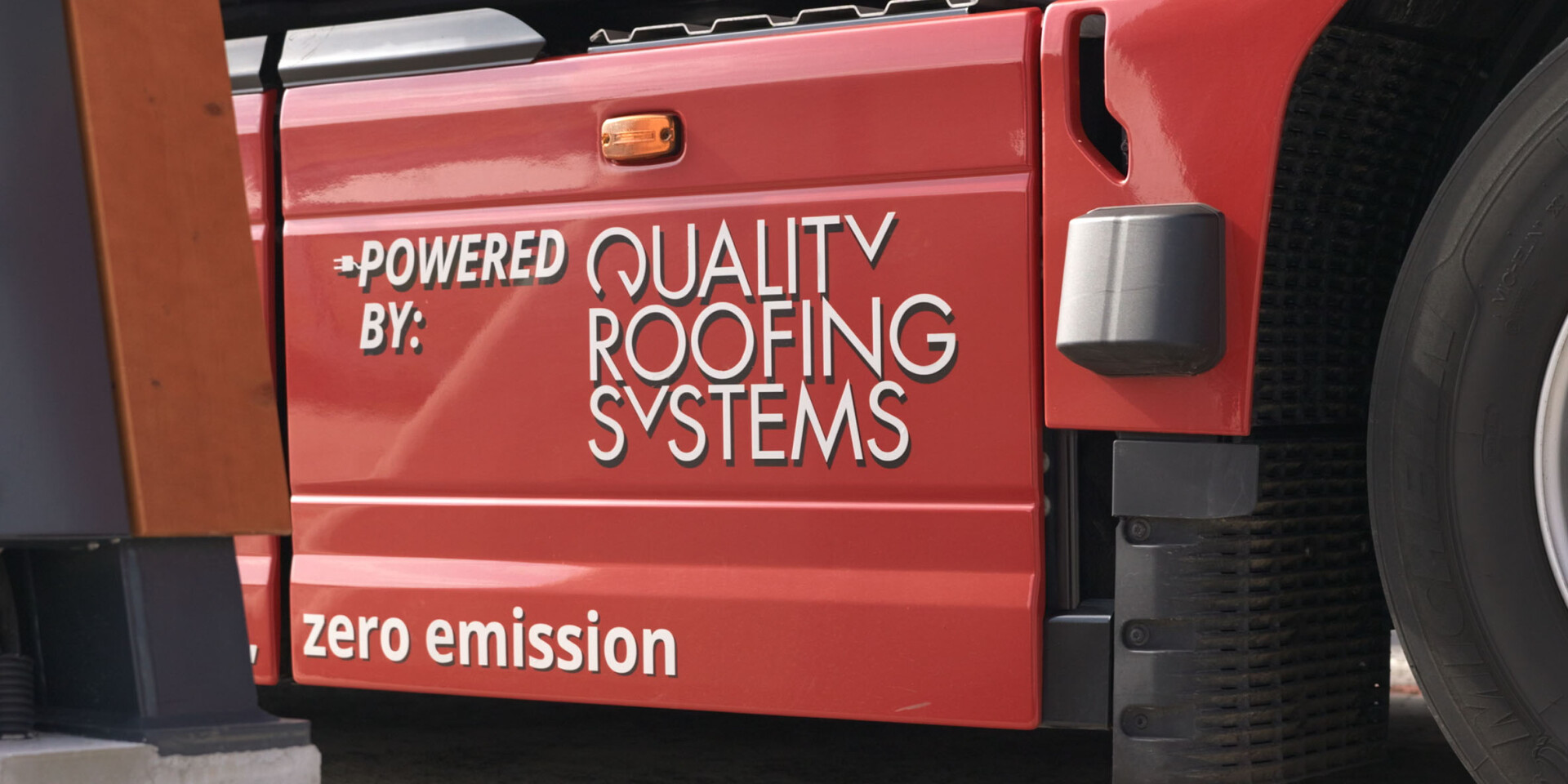 QRS   EV Truck   Banner